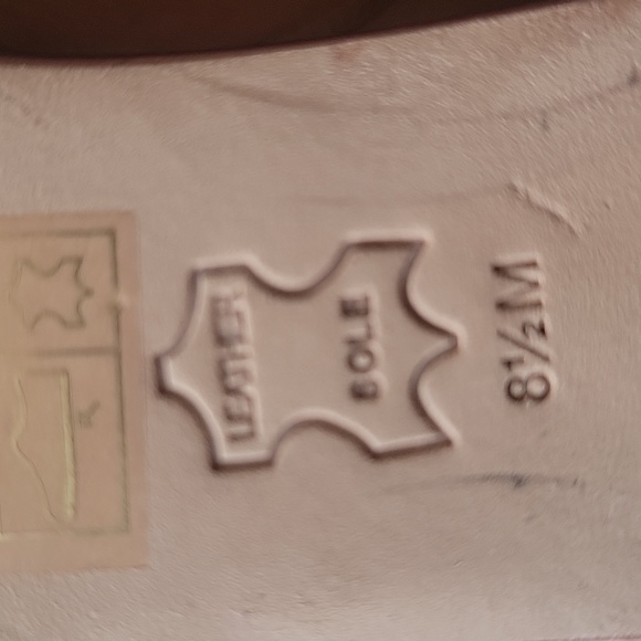 Tory Burch Miller Gold Metal 65mm Wedge Sandal Tan Rose Brown Size 8.5 medium - Picture 5 of 6